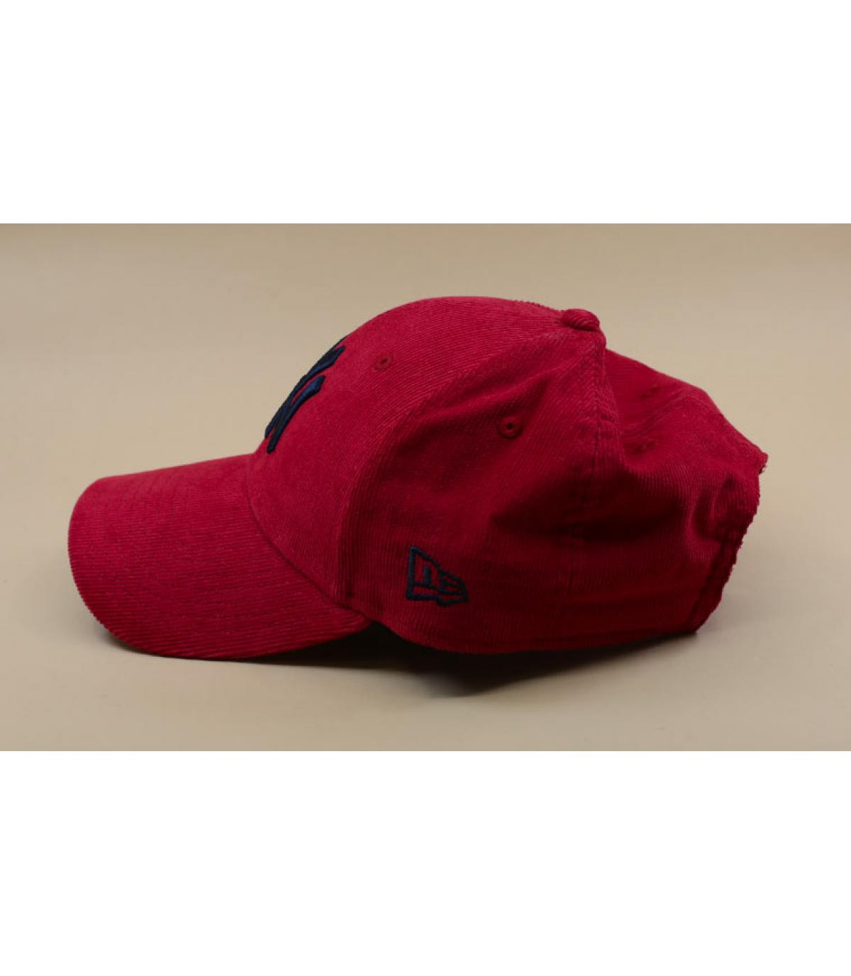 New Era gorra NY pana rojo New Era gorra NY pana rojo